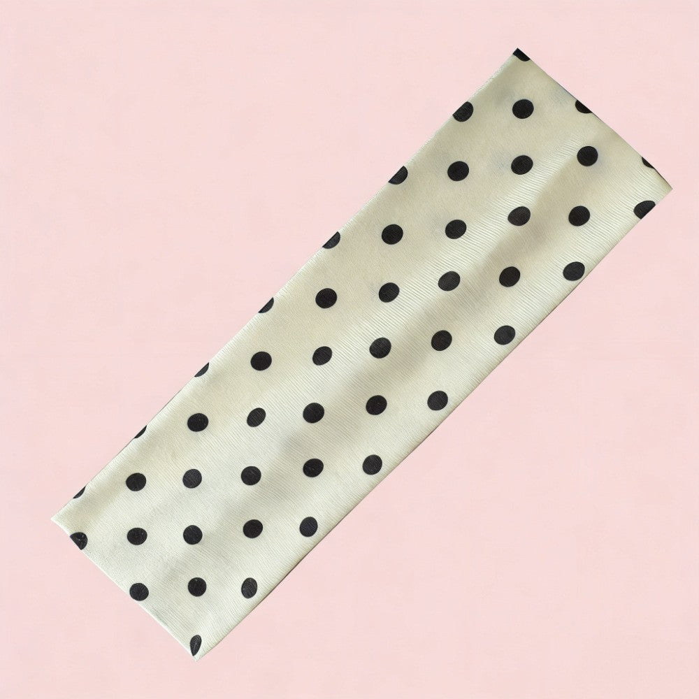 Black Polka Dot Headband