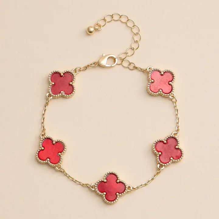 Fancy That Clover Charm Bracelet
