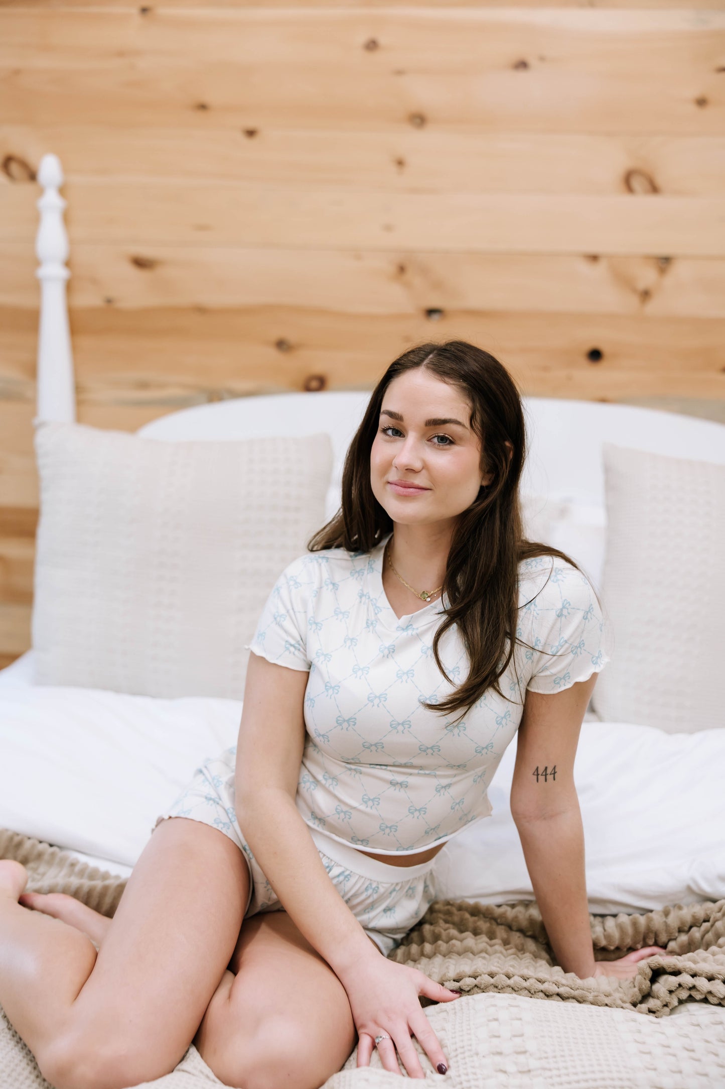 Bow Pajama Set