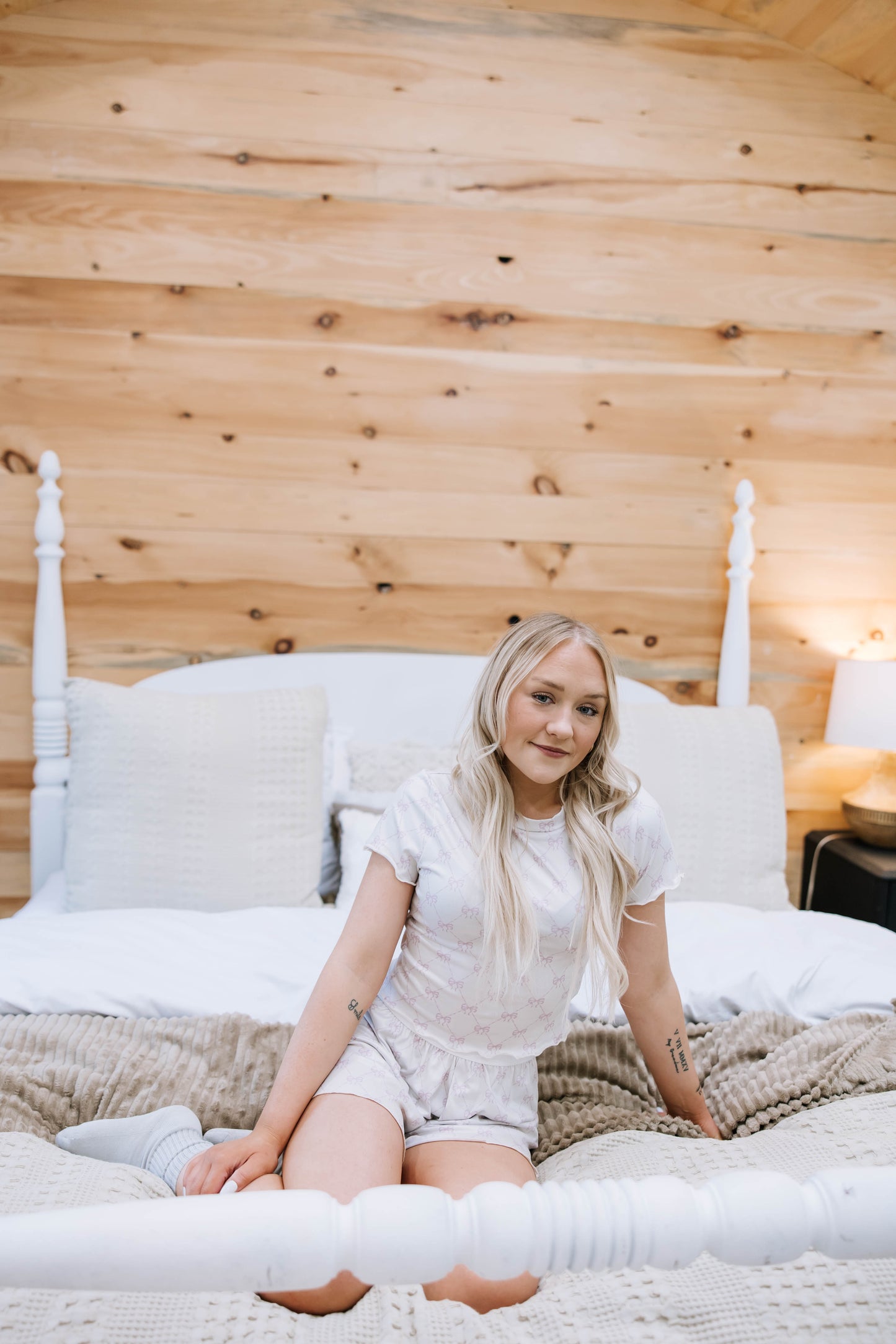Bow Pajama Set