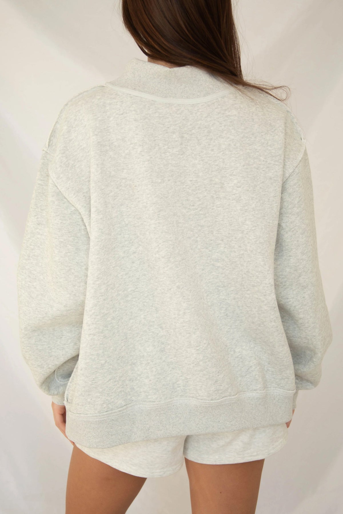 Jesus Pink Gingham Mock Neck