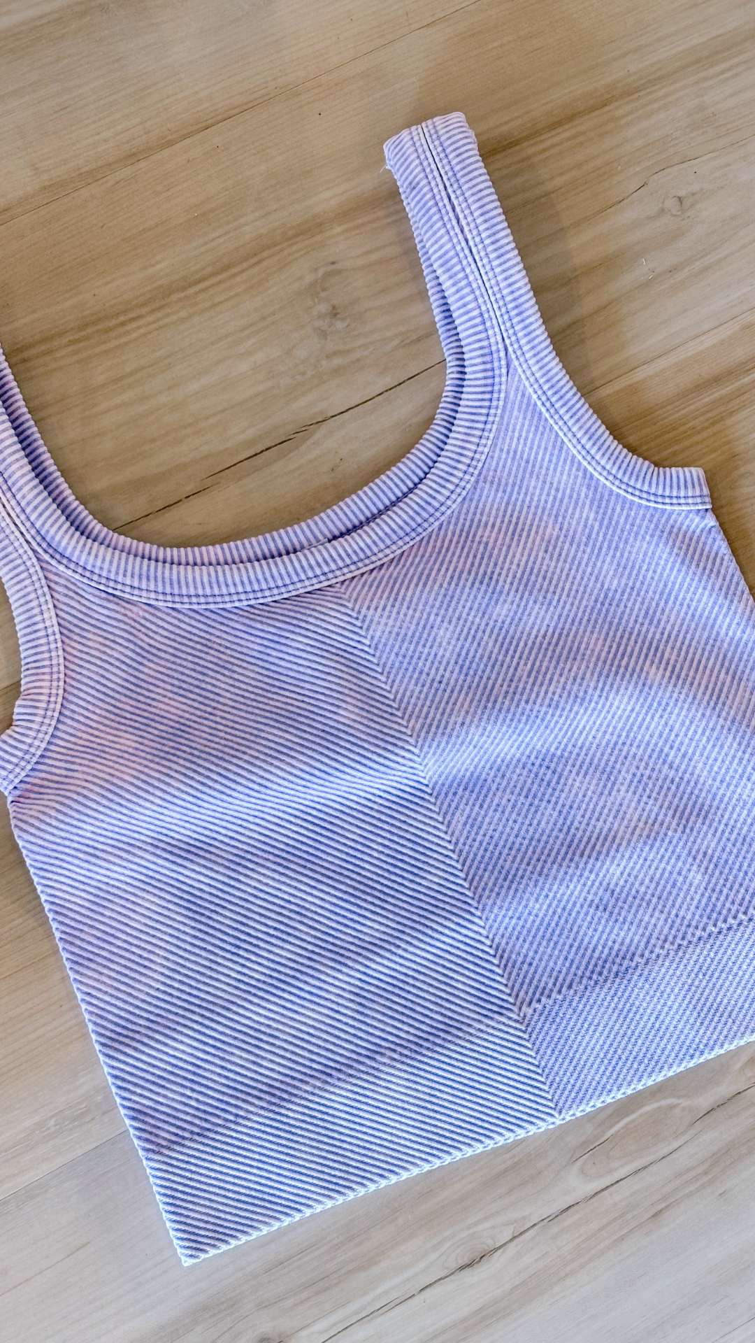 Serenity Scoop Neck Ribbed Tank Top