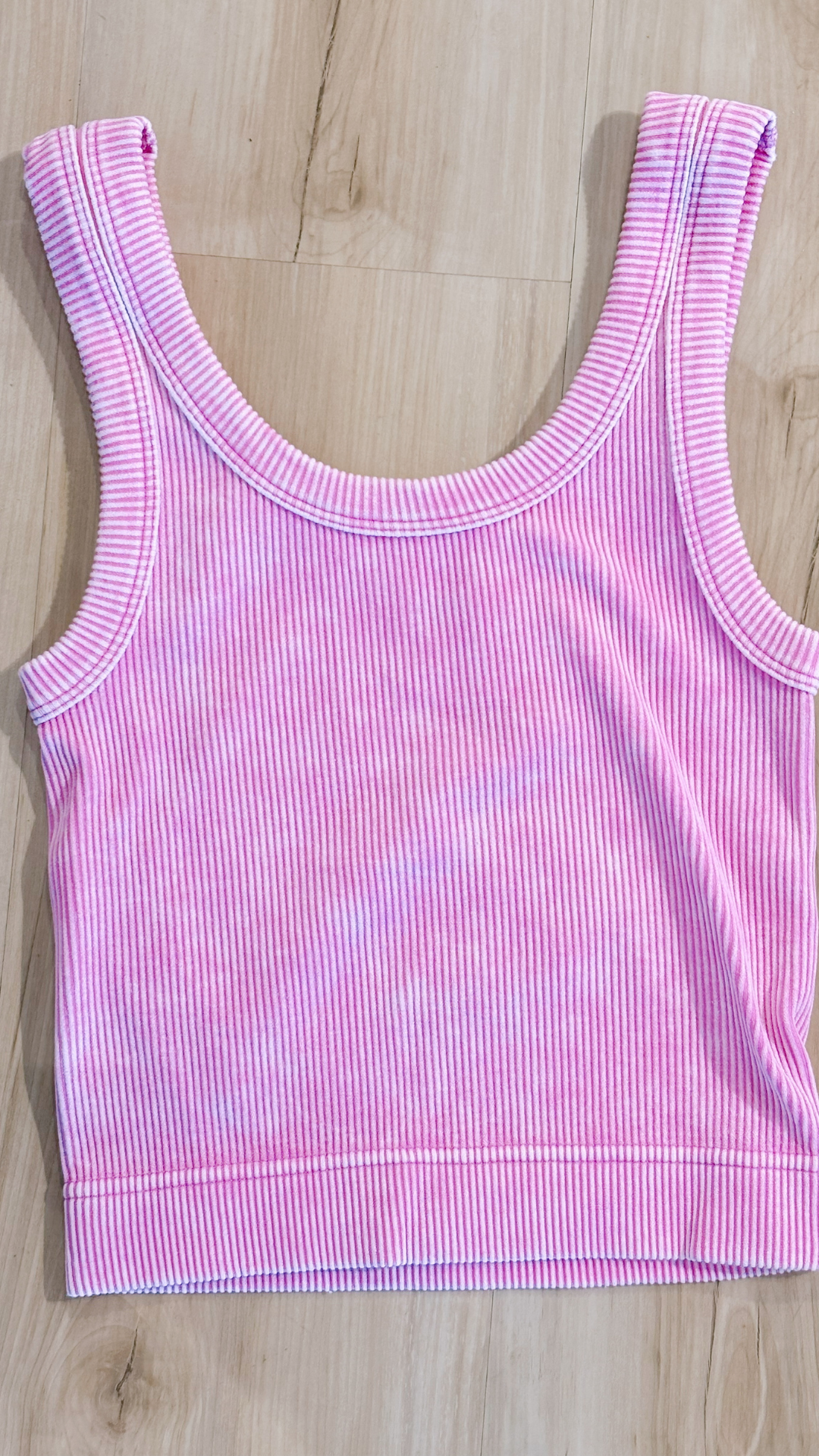 Serenity Scoop Neck Ribbed Tank Top