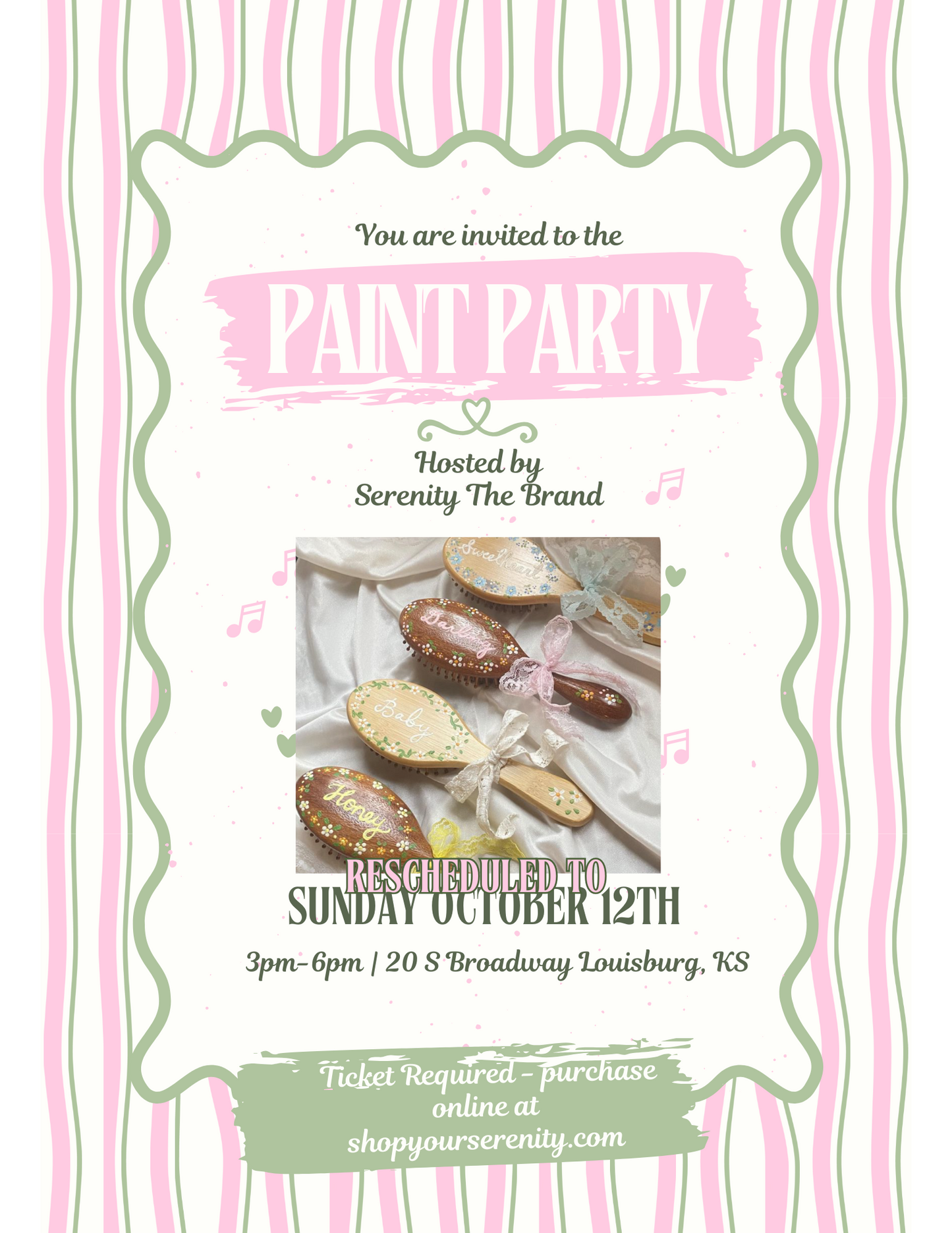 Paint Party Ticket - October 12th