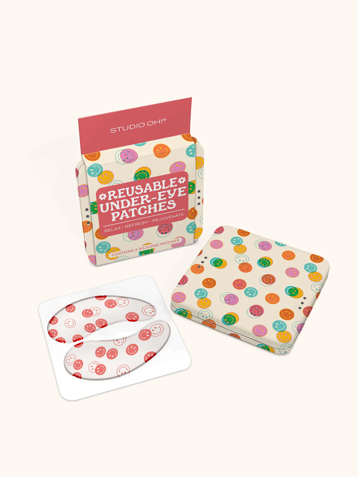 Happy Vibes Reusable Under Eye Patches