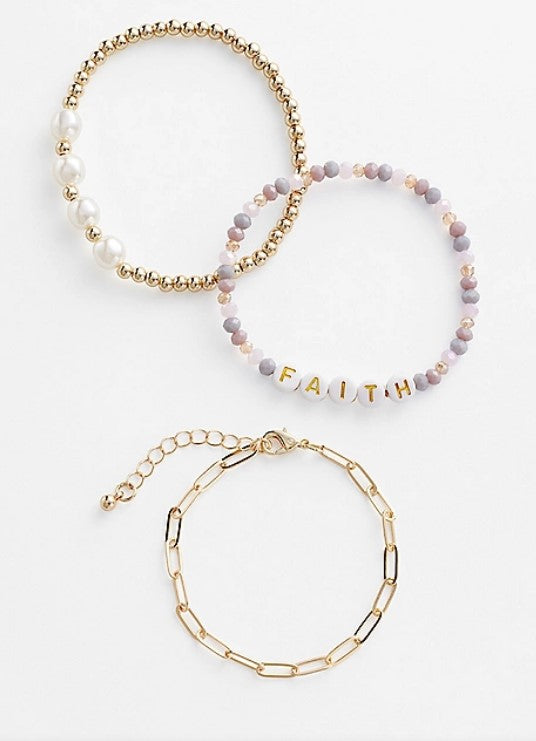 Faith Bracelet Stack