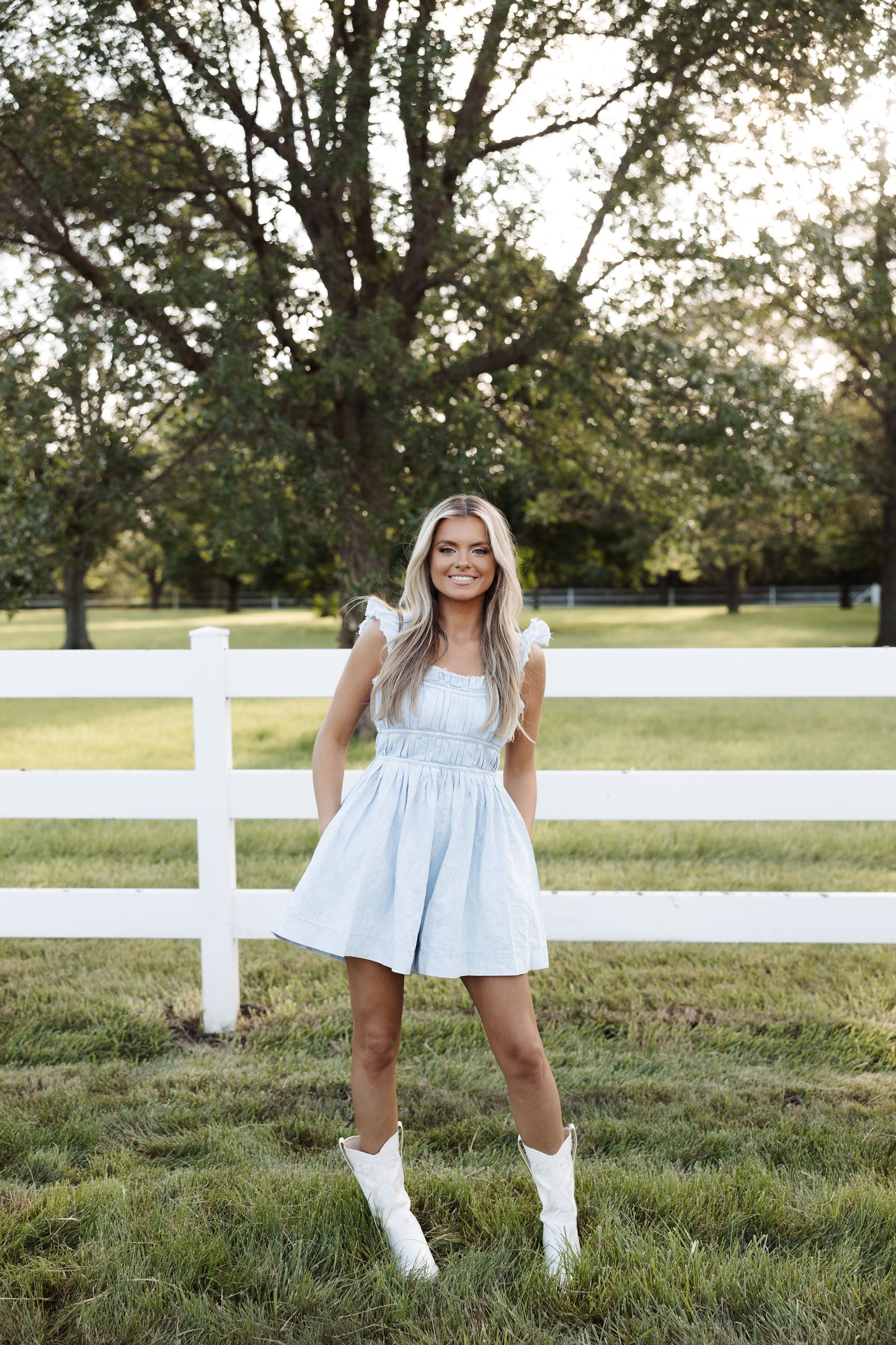 Denim Romper