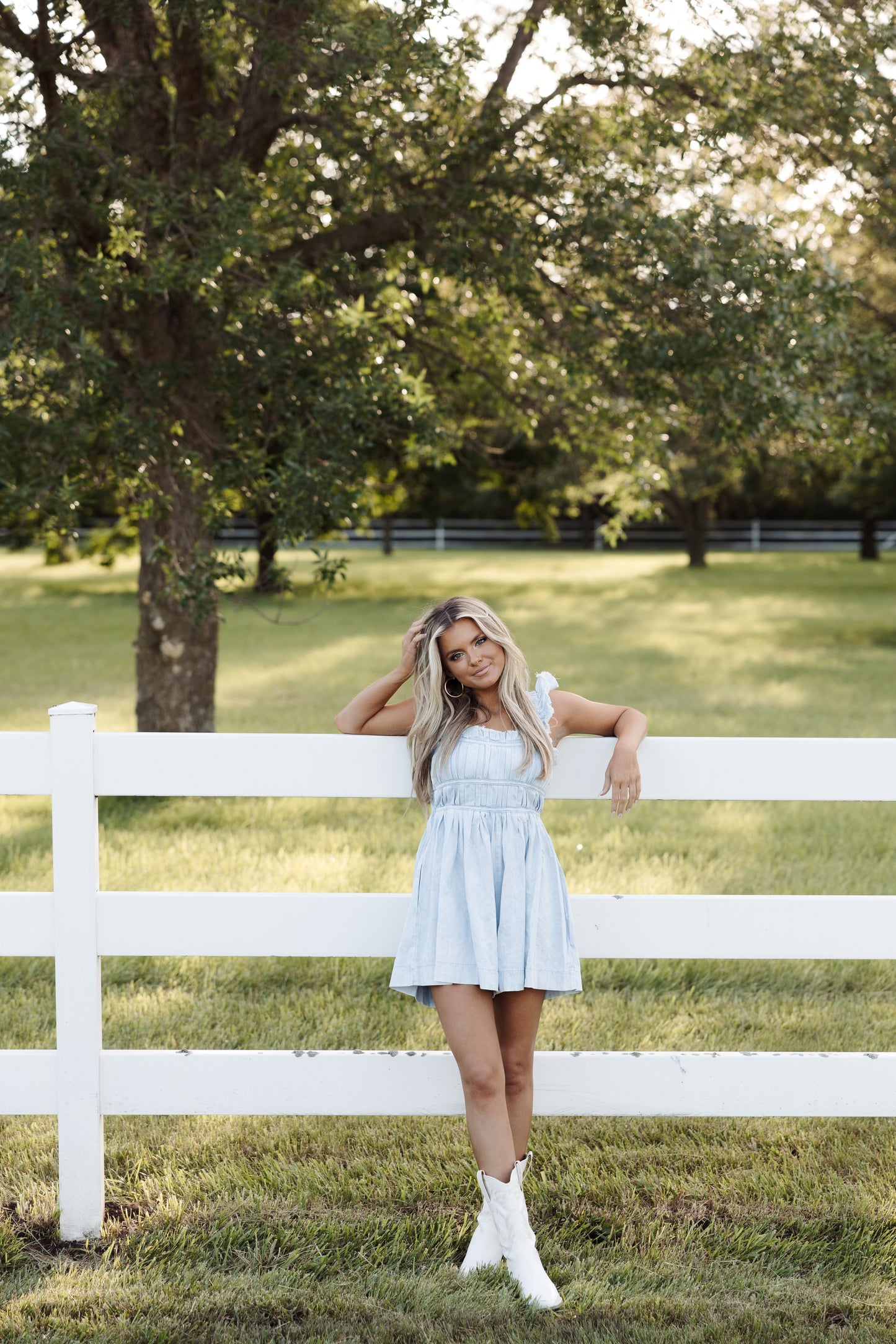 Denim Romper