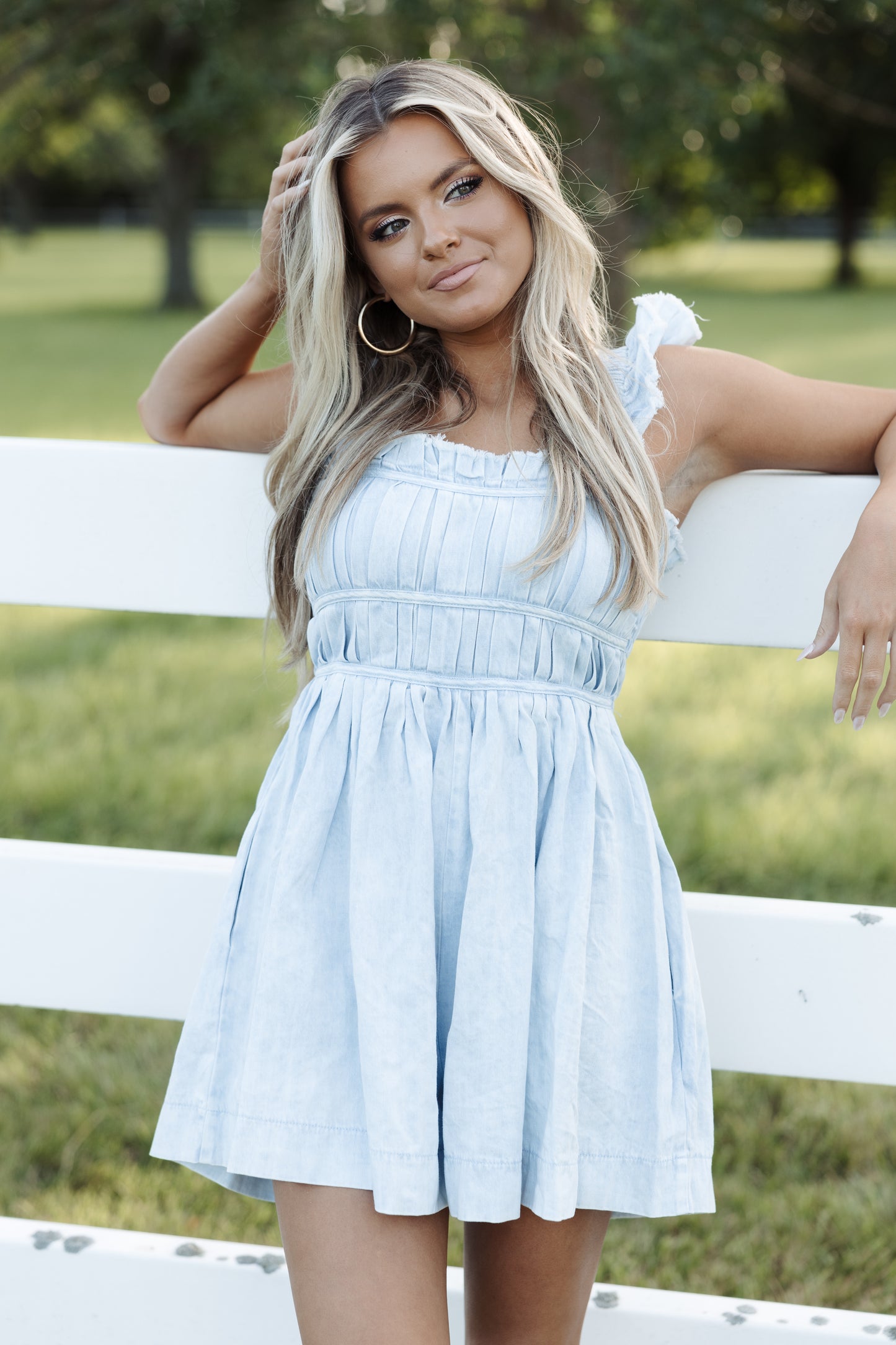 Denim Romper