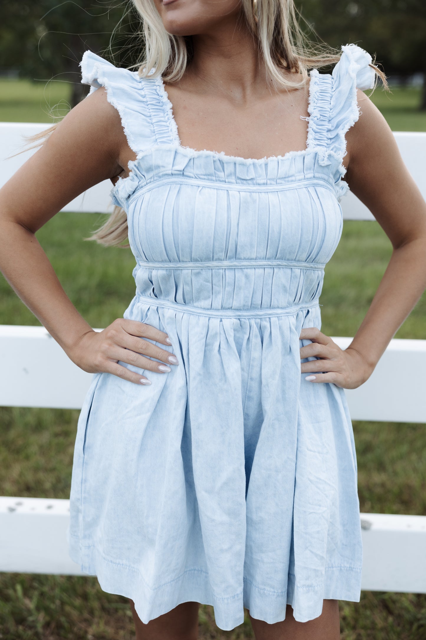 Denim Romper