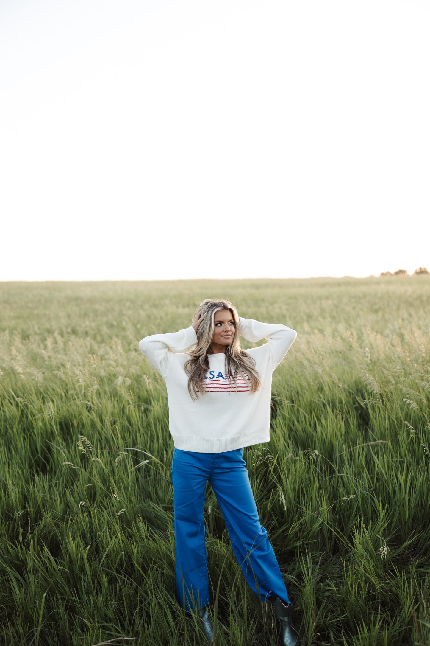 USA FLAG SWEATER