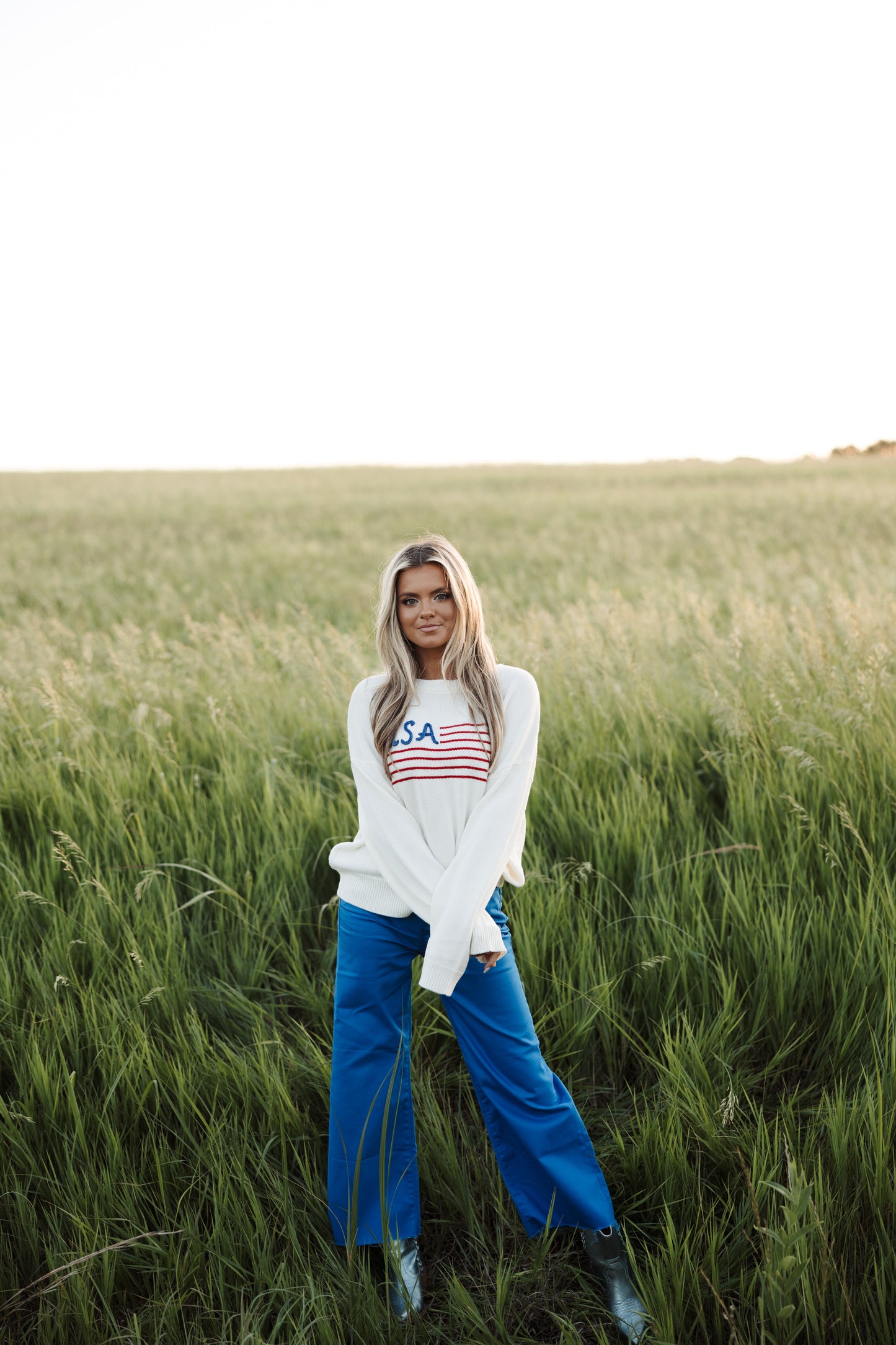 USA FLAG SWEATER