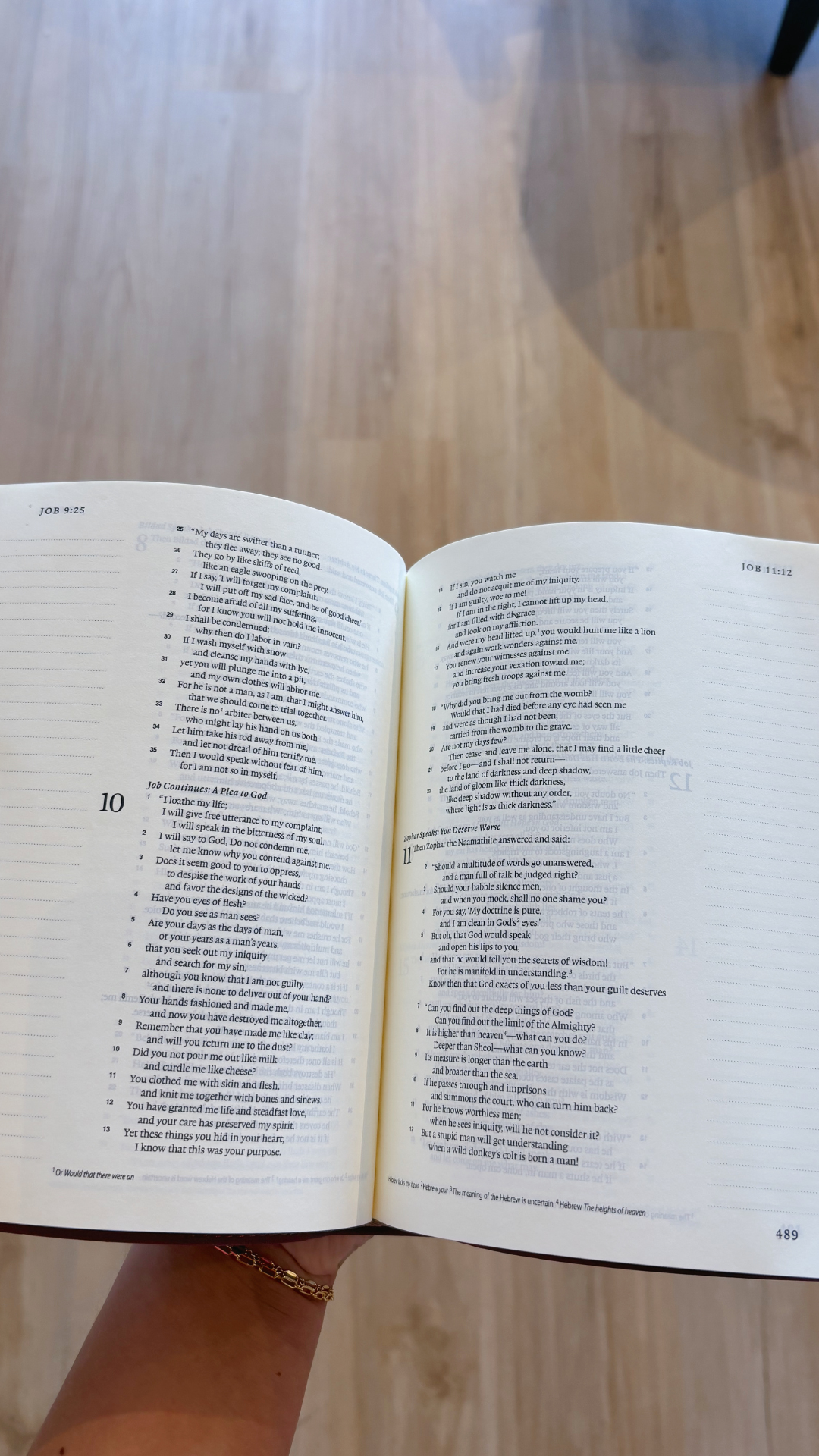 NLT Journaling Bible Navy Blue