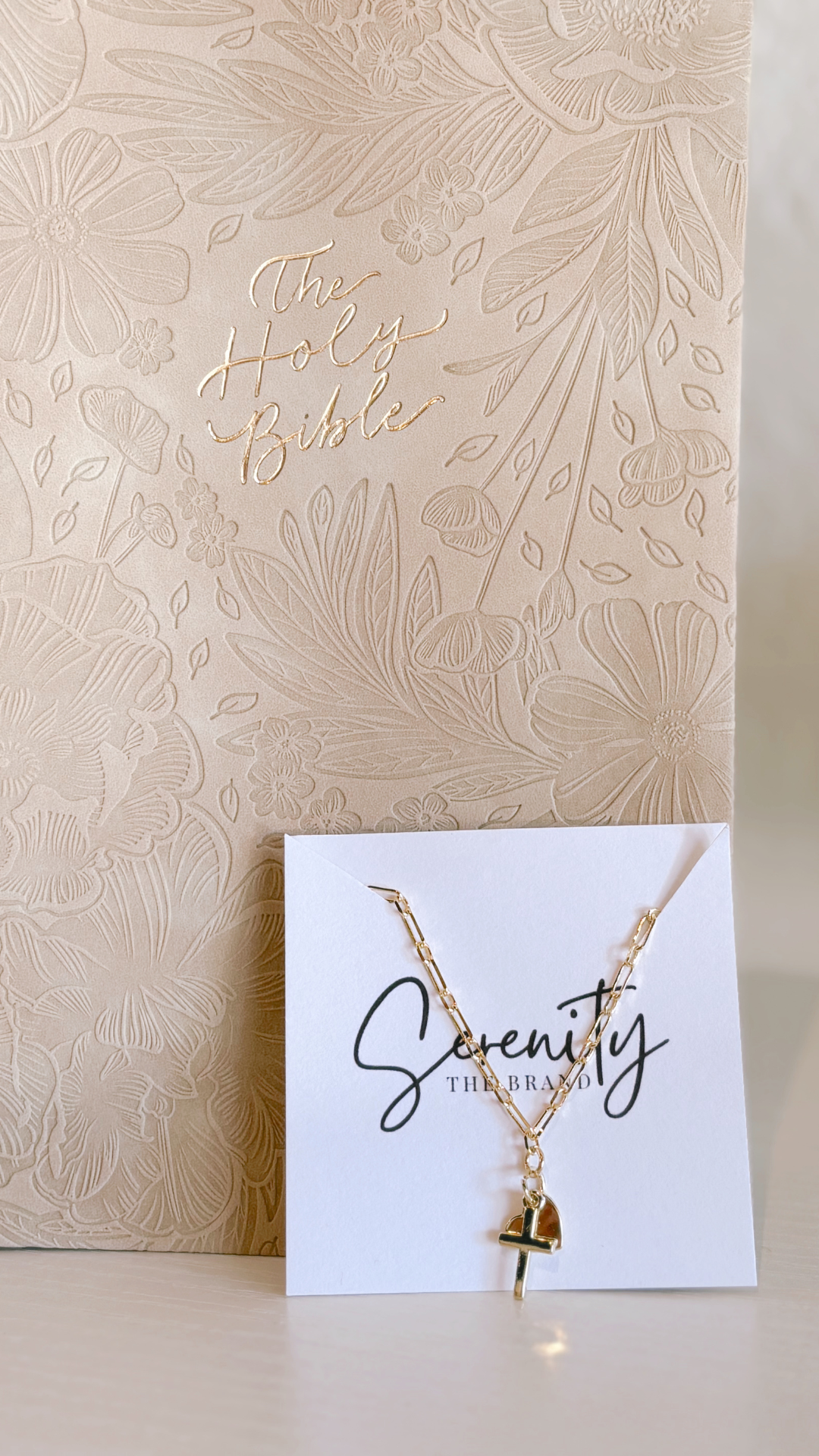 Heart + Cross Necklace