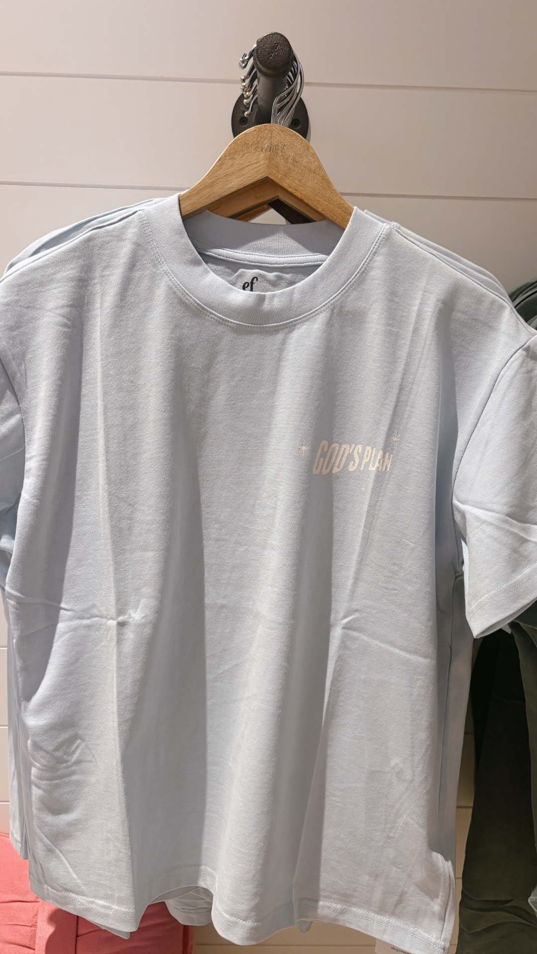 God's Plan Lt. Blue Tee