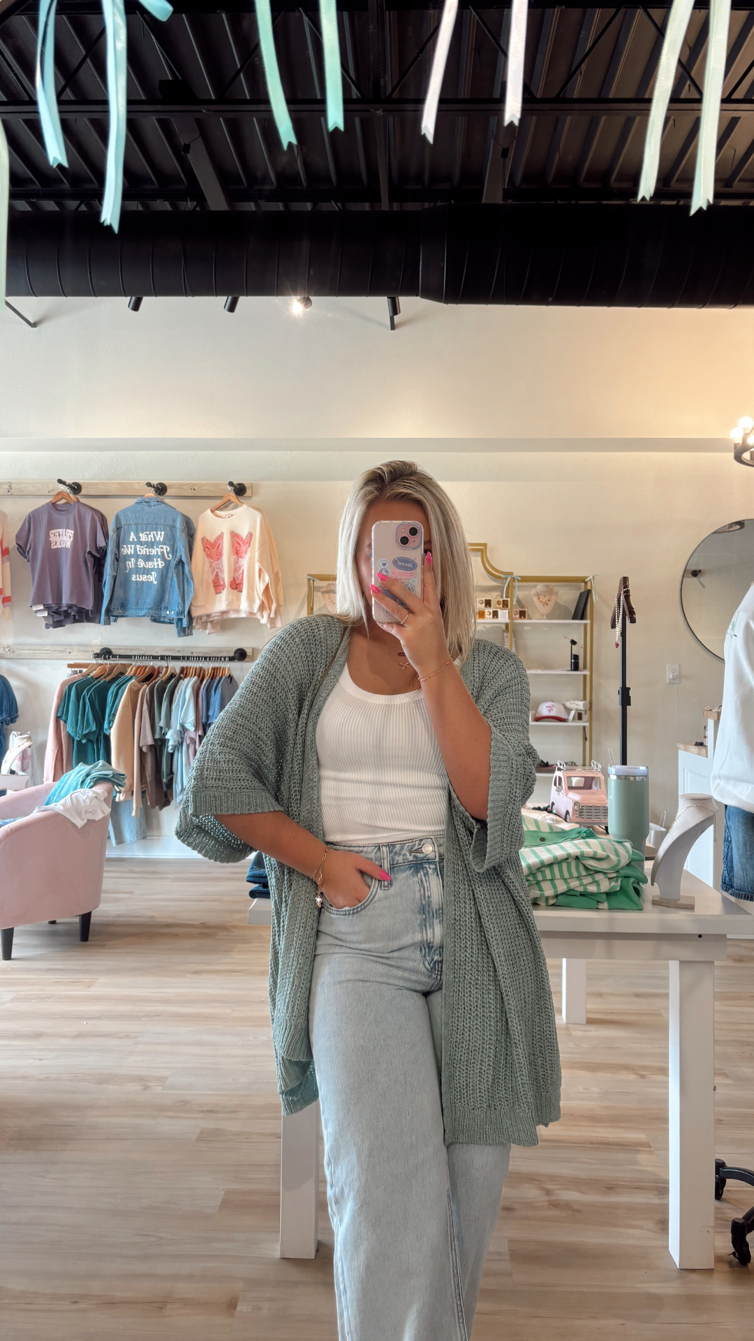 One size-Cardigan Sage