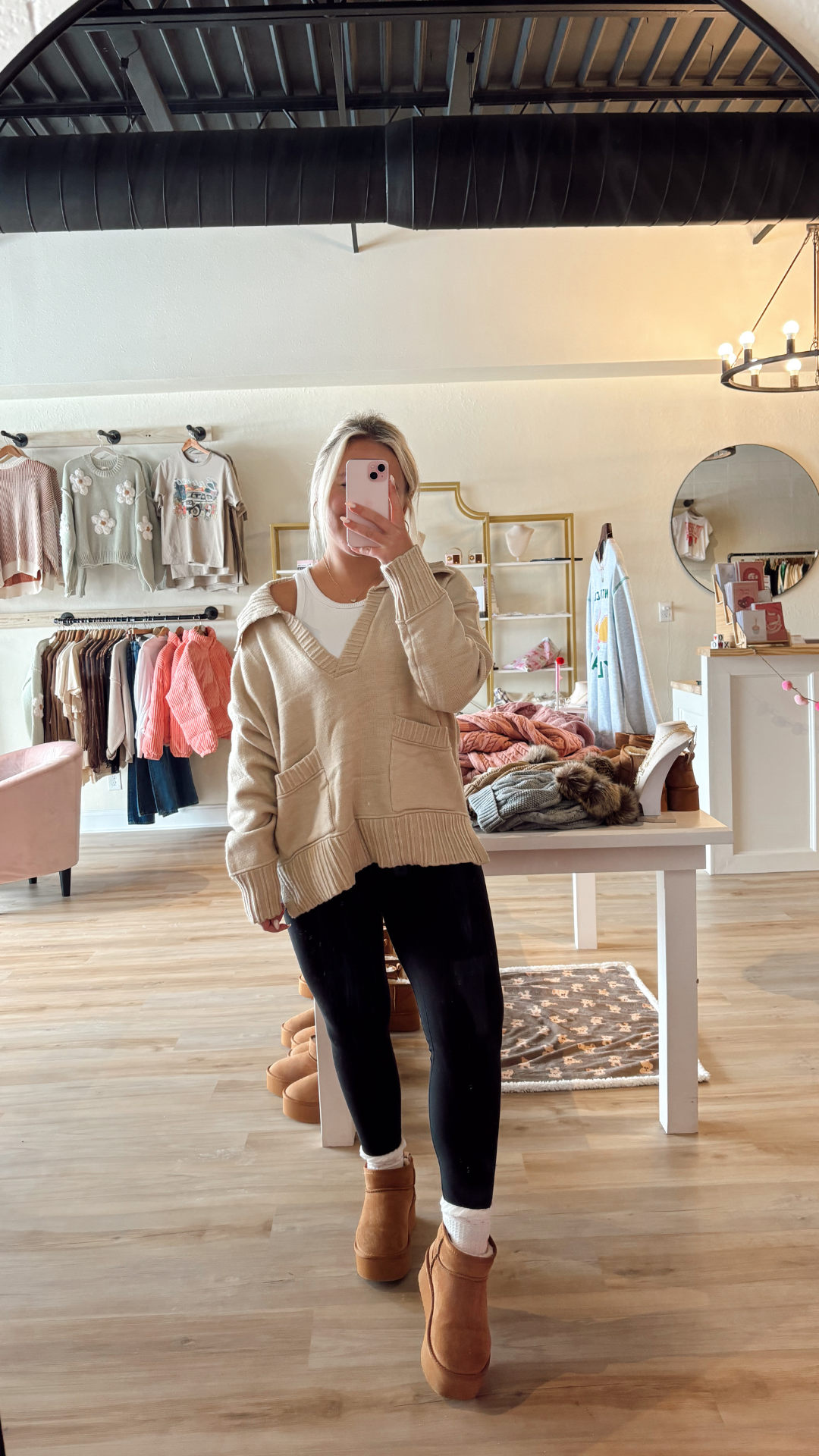 V-Neck Oversized Soft & Cozy Pullover
