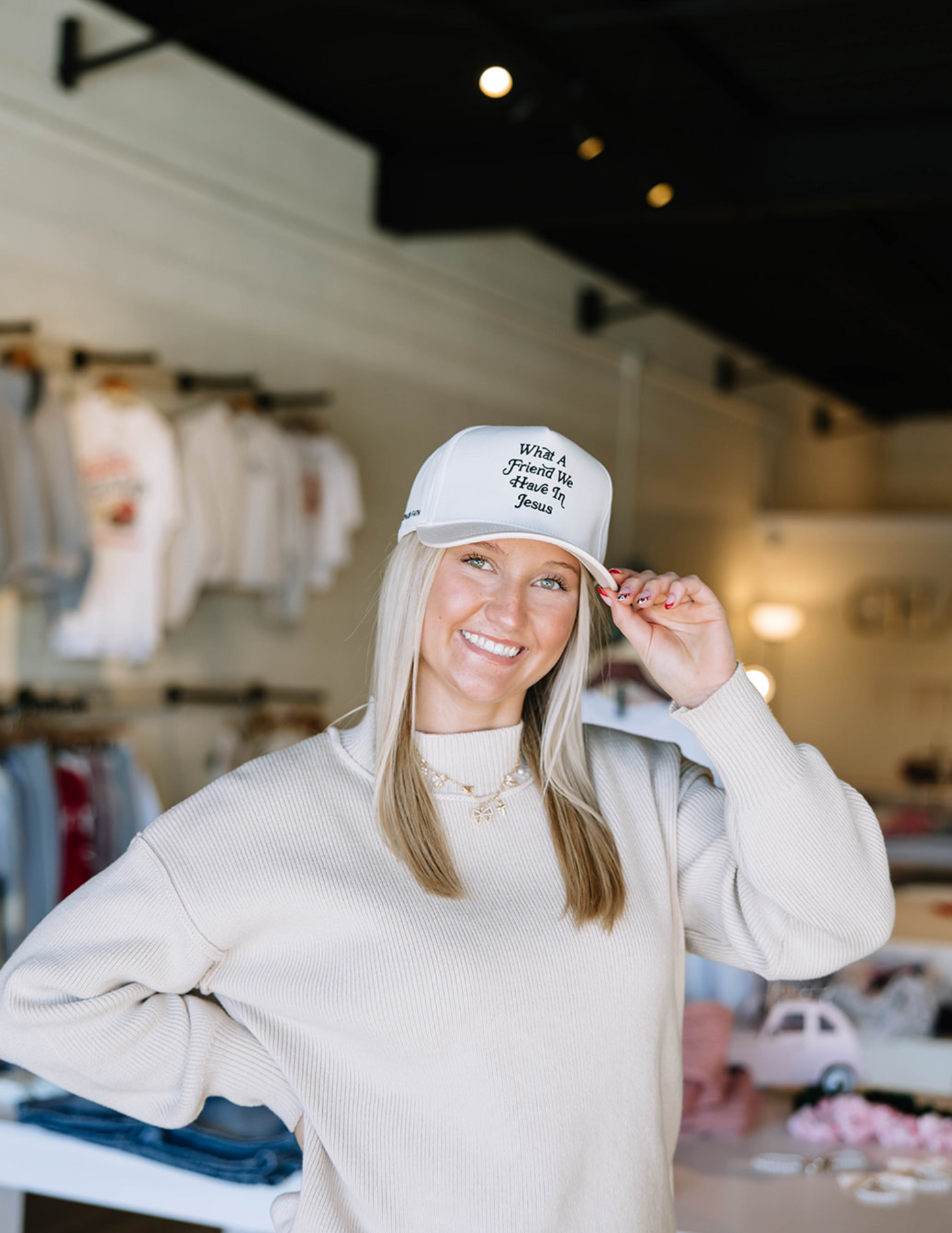 PRE ORDER- What A Friend We Have In Jesus Trucker Hat