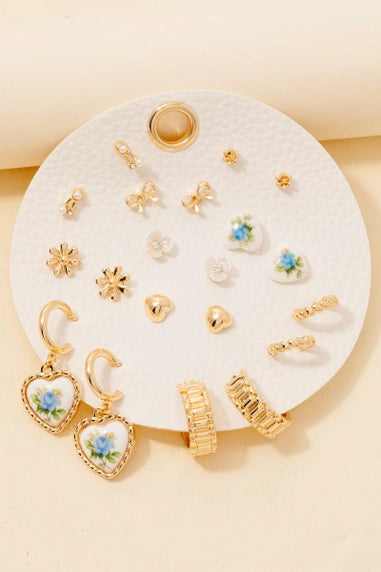 Vintage Coquette Earrings Set