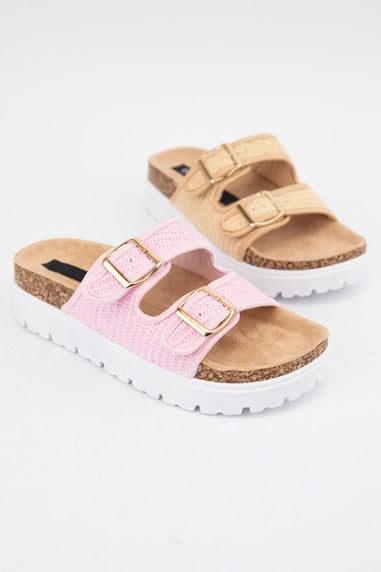Double Strap Platform Sandal