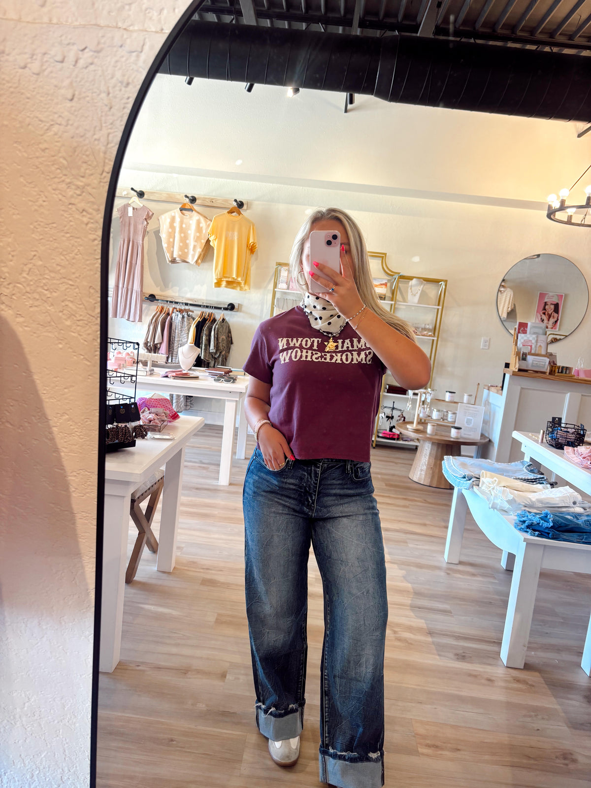 Small Town Smoke Show Crop Top