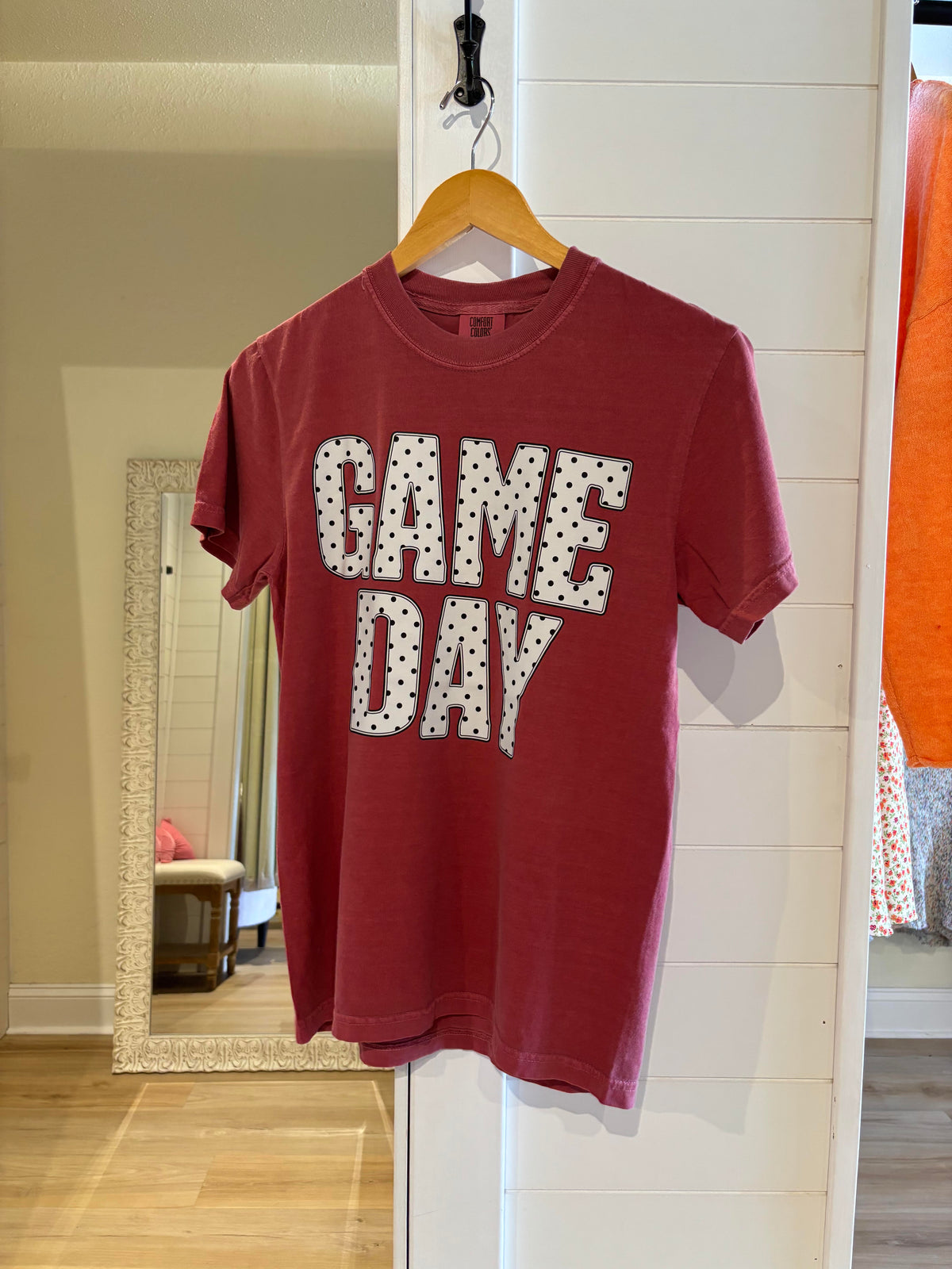 Gameday Polka Dot Tshirt