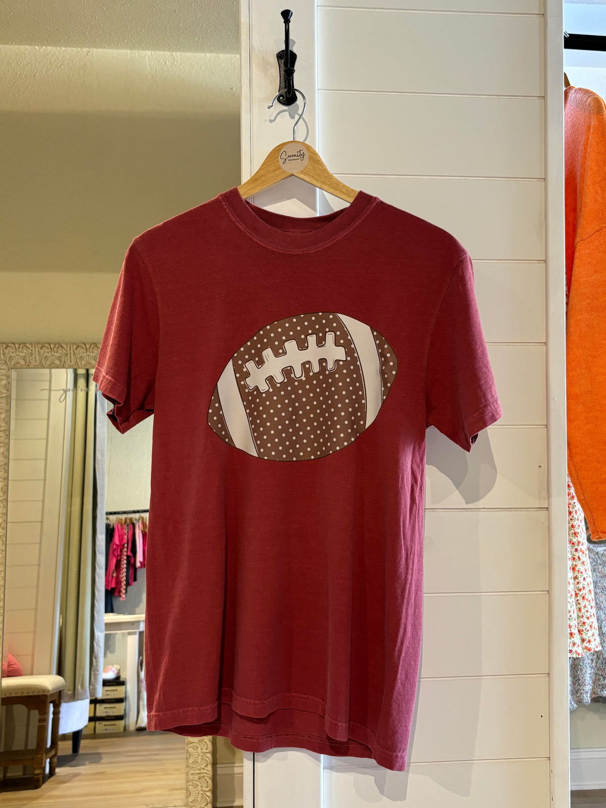 Red football tshirt