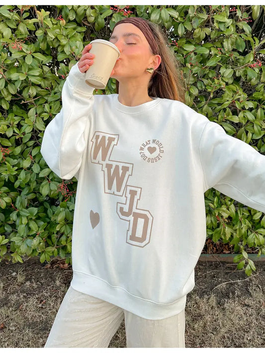Wwjd Varsity Unisex Crewneck