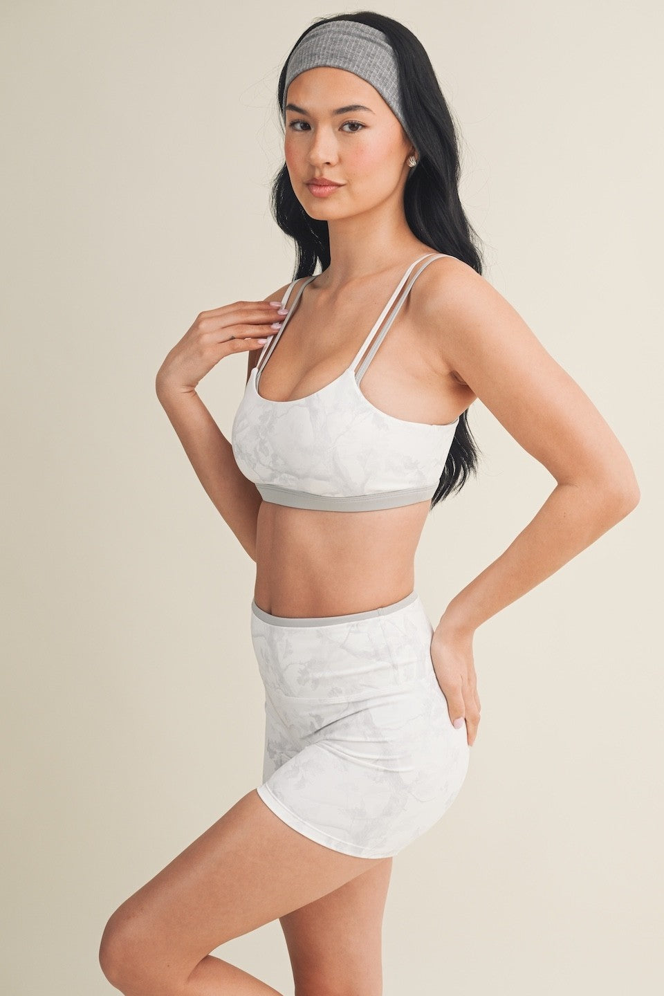 CAMO PRINT DOUBLE LAYERED SPORTS BRA PREORDER 5/30