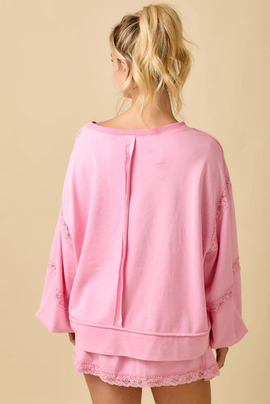 Oversized Long Sleeve Top and matching Mini Skort SET