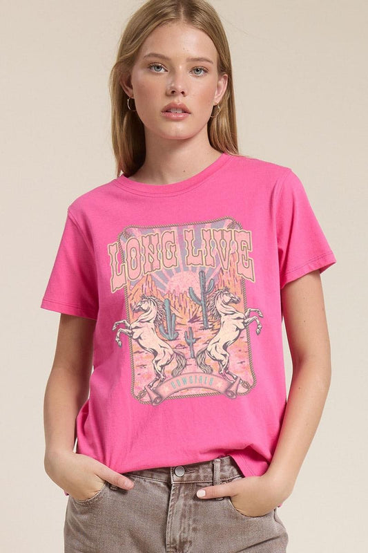 Long Live Cowgirls Western Graphic Tee