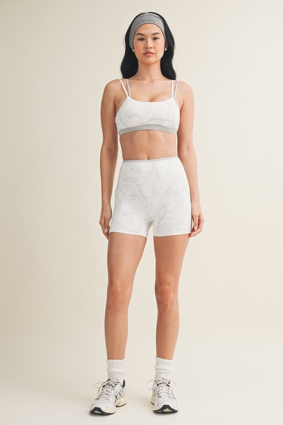 CAMO PRINT DOUBLE LAYERED SPORTS BRA PREORDER 5/30