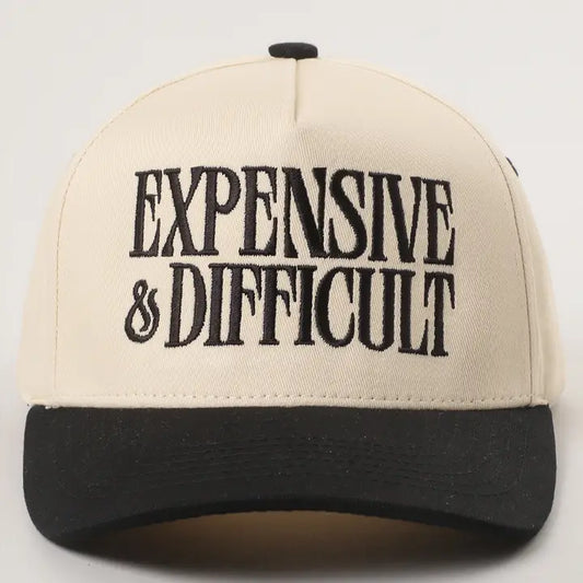 Expensive and difficult trucker hat