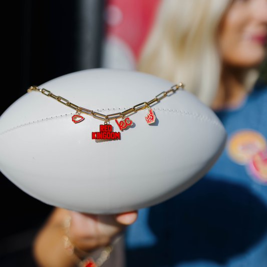 Kansas City Charm Necklace - Red Kingdom