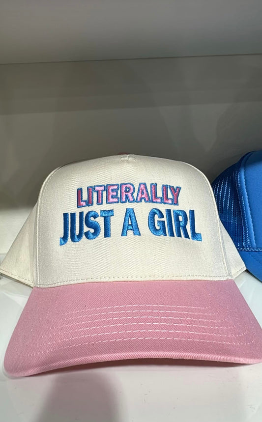 Literally Just A Girl Trucker Hat