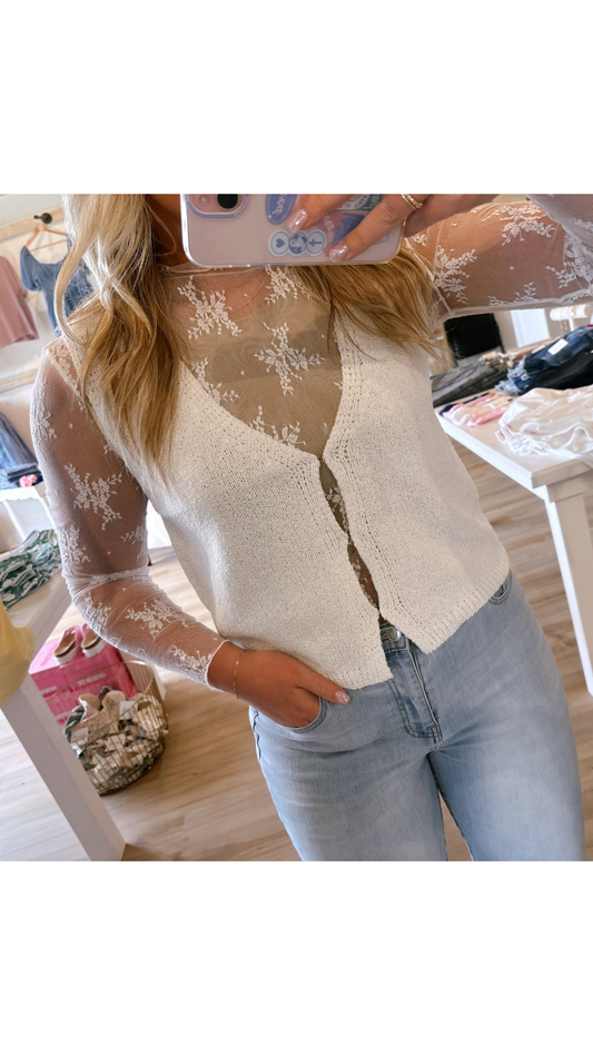 Knit Tank - White