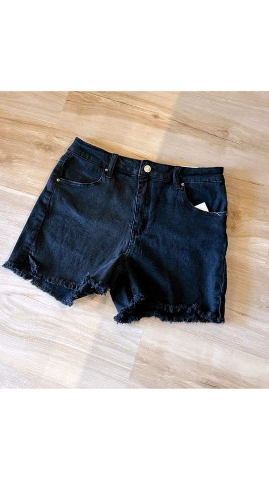 Denim Shorts - Black