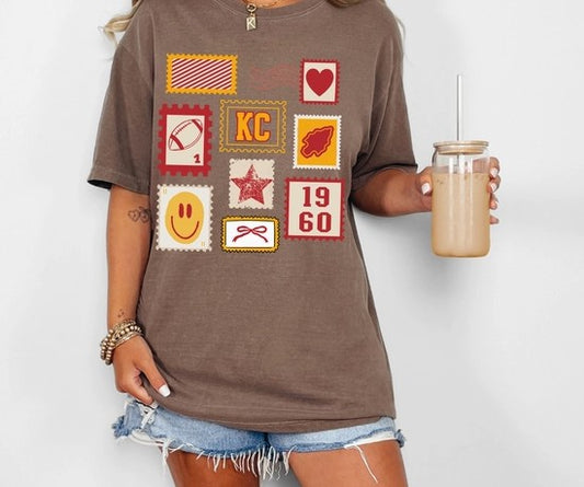 Kansas City Stamps Comfort Colors Tee