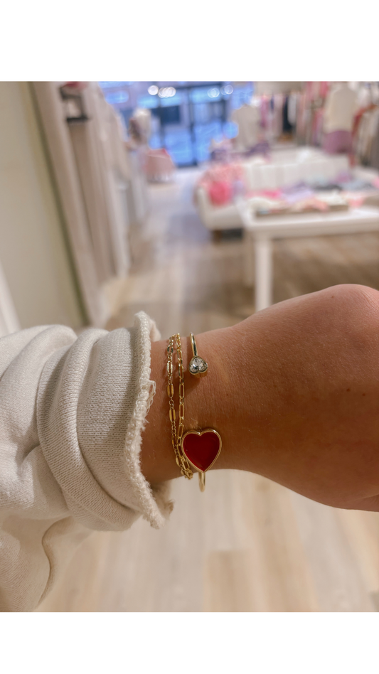 Heart Cuff Bracelet