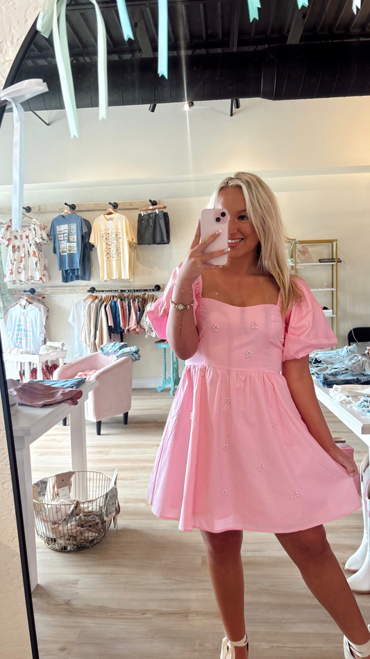 Pinki Pearl Mini Dress