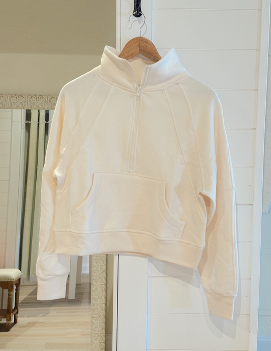 Serenity Essential Half Zip - Ivory