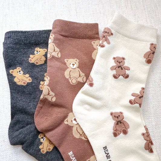 Bear Socks Set of 3