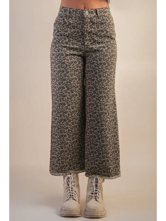 Cheetah Print Jeans