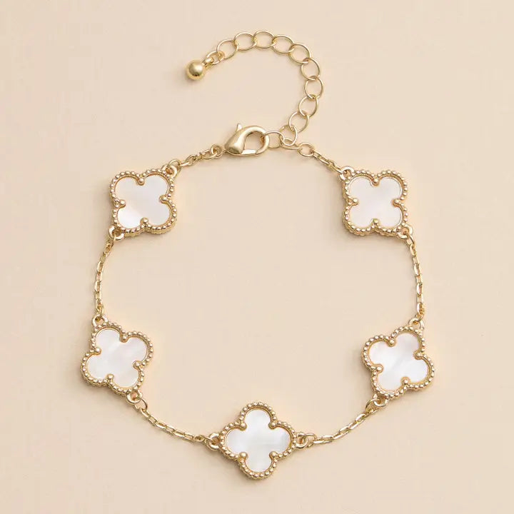 Fancy That Clover Charm Bracelet