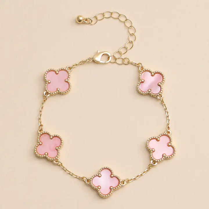 Fancy That Clover Charm Bracelet